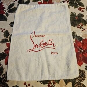 Christian Louboutin White Dust Bag 15" x 11"